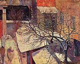 Paul Gauguin Canvas Paintings - Paris in the Snow